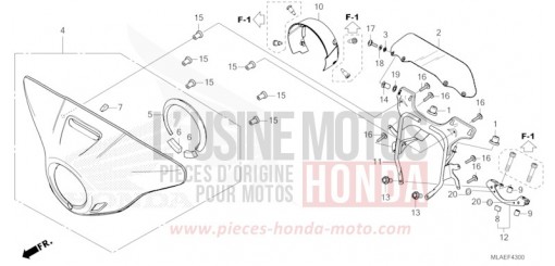 WINDLAUF, VORNE/ABLENKER CMX1100A2R de 2024